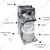 CENTROTECH Commercial 1 HP Flour Mill/Atta Chakki 25 kg/hr, Chamber Size 8 x 4 Inch