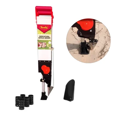 Really RAPL-MS-1S Agricultural Seeding Tool Plant Seeder/Single Barrel Hand Operated Manual Plant Seed Spreader