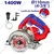 Emtop 110 mm (4-3/8") 1400 Watt Marble Cutter With Cutting Disc, 13000 RPM (EMCT14006)