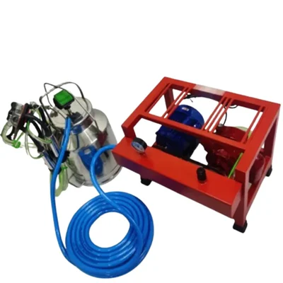 Open Door Single Bucket (25 Ltr) Milking Machine With 800 LPM Pump And 2 HP Motor