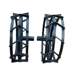 Mild Steel 2 Pcs 16 Inch Economy Special Iron Wheel for 5 to 12 HP Diesel Power Weeder & Tiller with Free Tyre Holder