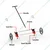 Heavy Duty Two Row Manual Multi Seeder Machine with Handle | Suitable for Sowing Various Types of Seed