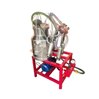 Made in India Single Bucket Milking Machine With 20 Liters Stainless Steel Bucket