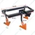 Mild Steel Premium 3 Tyne Adjustable Cultivator for 5 to 12 HP Power Tiller / Weeder