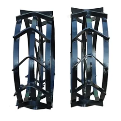 Mild Steel 2 pieces 16 inch Economy Special Iron Wheel for 5 to 12 HP Petrol Power Tiller