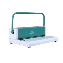 Ars Tech A4 33 Holes Spiral Binder Machine (White/Green)