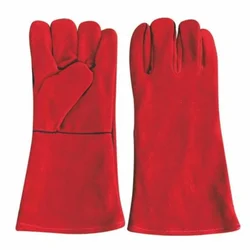 Premium Quality 14 Inch Welding Safety Leather Hand Gloves 