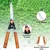 Global Nature Agro Hedge Shear With 10 Inch Blade & Wooden Handle For Gardening, Pruning & Farming