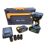 Maf Pro 1/2 inch (12.7 mm) 20V Cordless Impact Wrench With Battery, Charger & Sockets, 2550 RPM (CIWLI4002)