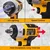Maf Pro 1/2 inch 20V Cordless Impact Wrench With Battery, Charger & Accessories, 3200 RPM (CIWLI2012)