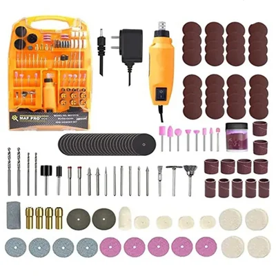 Maf Pro 3.2 mm Mini Die Grinder with 123 Pcs Accessories (MG1231A)