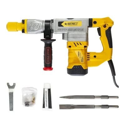 Maf Pro 1500 Watt 7 kg Electric Demolition Hammer with Accessories, 3200 RPM (DBH15008)