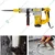Maf Pro 1500 Watt 7 kg Electric Demolition Hammer with Accessories, 3200 RPM (DBH15008)
