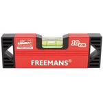 Freemans 10cm Heavy Duty Magnetic Aluminum Box Section Spirit Level, 0.5mm/m High Precision 3-Vial Surface Measuring Tool, BSM110