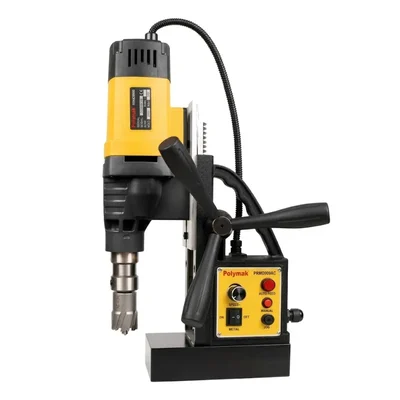 Polymak 38mm 1620W Magnetic Drill 14500N 650RPM Steel Industrial - PM38MDAC