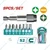 Total 9pcs Magnetic Screw Driver Bit Set (TACSD3091) - Pack of 3