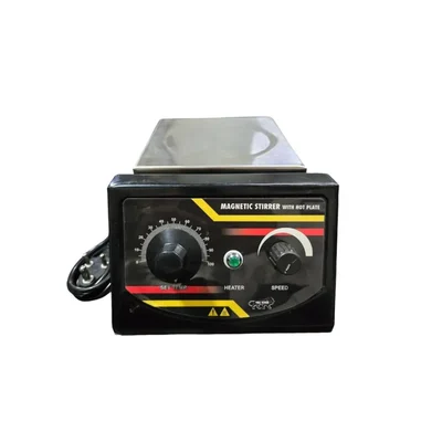 Labgo 100 Degree Celsius Dual Control Independent Heating and Stirring Laboratory Magnetic Stirrer with Hot Plate