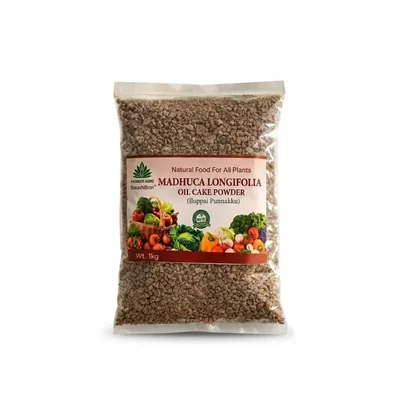 Pioneer Agro Madhuca Longifolia Oil Cake Powder (Iluppai Punnakku) 1 Kg - Pest Repelling Organic Fertilizer