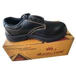 Heavy Duty Labour Safety Shoe - PVC Sole, Steel Toe, Synthetic Leather Material