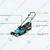 Makita DLM432CT2 18Vx2 (36V) LXT 17" Cordless Lawn Mower Kit with Two Batteries with 17 inch Cutting Width