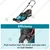 Makita DLM432CT2 18Vx2 (36V) LXT 17" Cordless Lawn Mower Kit with Two Batteries with 17 inch Cutting Width