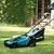 Makita 330 mm, 450 watt Cordless Lawn Mower 18V with Battery and Charger DLM330SM