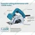 Makita 125 mm (5 inch) 1250 Watt Marble Cutter, 12000 RPM (M4101B)