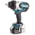 Makita 1/2 inch 18V Cordless Impact Wrench With Battery & Charger, 1800 RPM (DTW1002JX3)