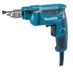 Makita 6.5 mm 370 Watt Variable Speed Reversing Drill with Keyed Chuck, 4200 RPM (DP2010)