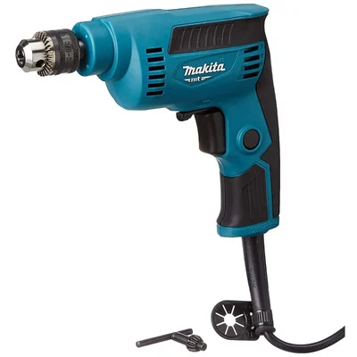 Makita 6.5 mm (1/4″) 230 Watt High Speed Electric Drill With Keyed Chuck & Accessories, 4500 RPM (M6501B)