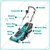 Makita ELM3720 Electric Lawn Mower 370 mm (14.5 inch) | 1400 Watt