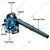 Makita BHX2500, 4-stroke, 24.5-cc Petrol Operated Handheld Leaf Blower