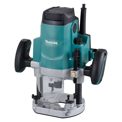 Makita 12 mm (1/2″) 1650 Watt Plunge Router with Soft Start, 22000 RPM (M3600B)