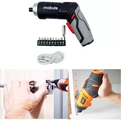 Makute 3.7V Cordless Screwdriver, 250 RPM (CD223)