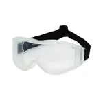 Mallcom Safety Goggles, Cirrus Clear Poly Carbonate UV Protected Flexible PVC Framed with Elastic Strap