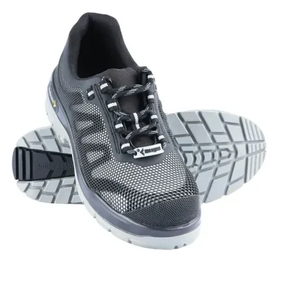 Mallcom Freddie H22 Knitted Upper PU Direct Injected DD Shock Absorbing Sole TPU Industrial Safety Sneakers, Composite Toe Cap(Size-06 No)