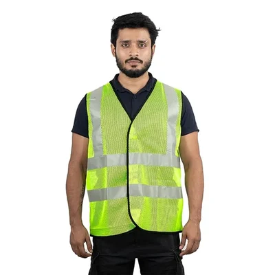 Mallcom PROCLO 61 Reflective Lightweight Hi-Vis Jacket, 2 inch High Visibility (Green)