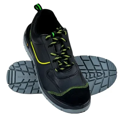 Mallcom Rufus K01 Safety Shoes for Men, Double Density PU Sole, Safety Shoe with Steel Toe(Size-4)