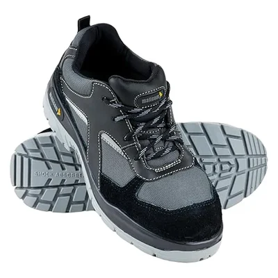 Mallcom Rufus M01 Safety Shoes for Men, Double Density PU Sole, Safety Shoe with Steel Toe(Size-4)