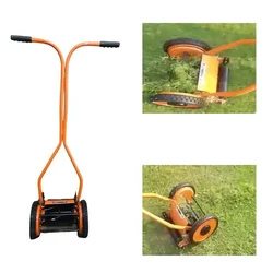Heavy Duty inch Mild Steel Junior Wheel Type Push Mower Ideal for grass  cutting, Trimming