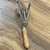 Redbuild 2 in 1 Culti-Weeder with Short Wooden Handle used for Weeding and Cultivating Soil