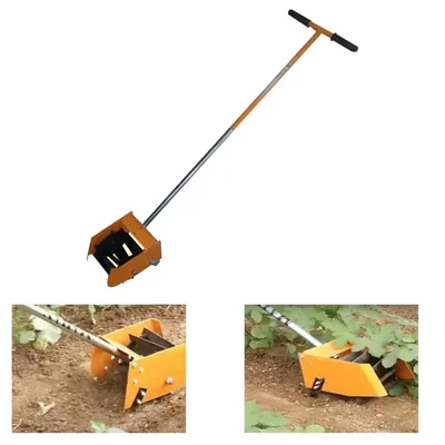 Mahan MRWPP-6 Manual Roller Weeder with Plant Protection Plate and Adjustable Long Handle