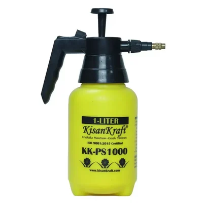 KisanKraft KK-PS 1000, 1 Liter Hand Operated Garden Sprayer For Watering Plants and Pesticides Spraying in Fields