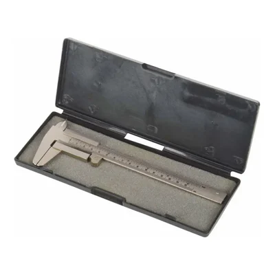 COMETEK IME 150mm Manual Analog Vernier Caliper, 6-Inch Mild Steel Precision Measuring Tool