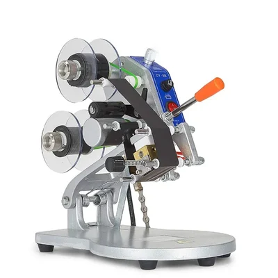 2.5 mm Letter Height, 3 Line Batch/Ribbon Coding Machine for Printing On All types of Pouches