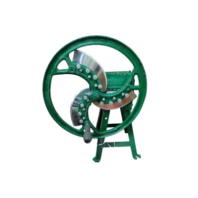 Golden Horn 6kg Hand Operated 3 Blades Bhaji Cutter Machine for Leaves Cutting