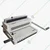 Namibind T970 Manual Wiro Binding Machine, 12-Sheet Punch Capacity,14.3 mm Wire, 3:1 Pull Push Pins