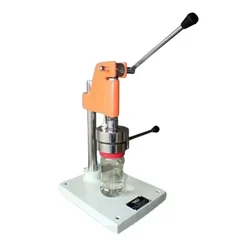 90 mm Manual Lug Cap Sealing Machine For Sealing Metal Caps
