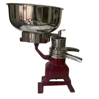120 LPH Manual Operated Milk Cream Separator With MS Bowl & 15 Litres Tank Capacity