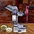 AJ GURUMAC Red, Hand Operated Aluminum Pista Badam and Dry Fruit Slicer Machine With Iron Wheel